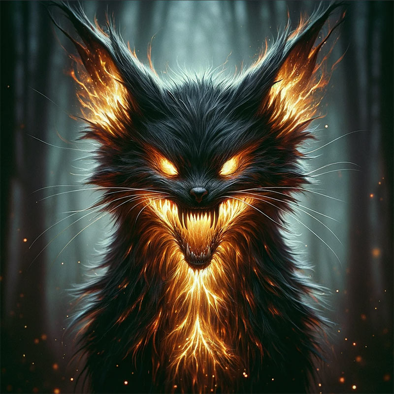 Der Flimmerfuchs: Ein pelziger Pyromane der für Angst und Schrecken sorgt. 