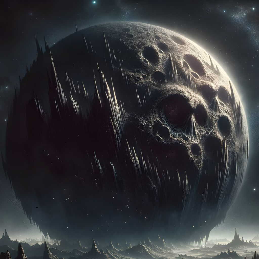 Morgulon: Der Planet des Schreckens, hier in einer Nahaufnahme