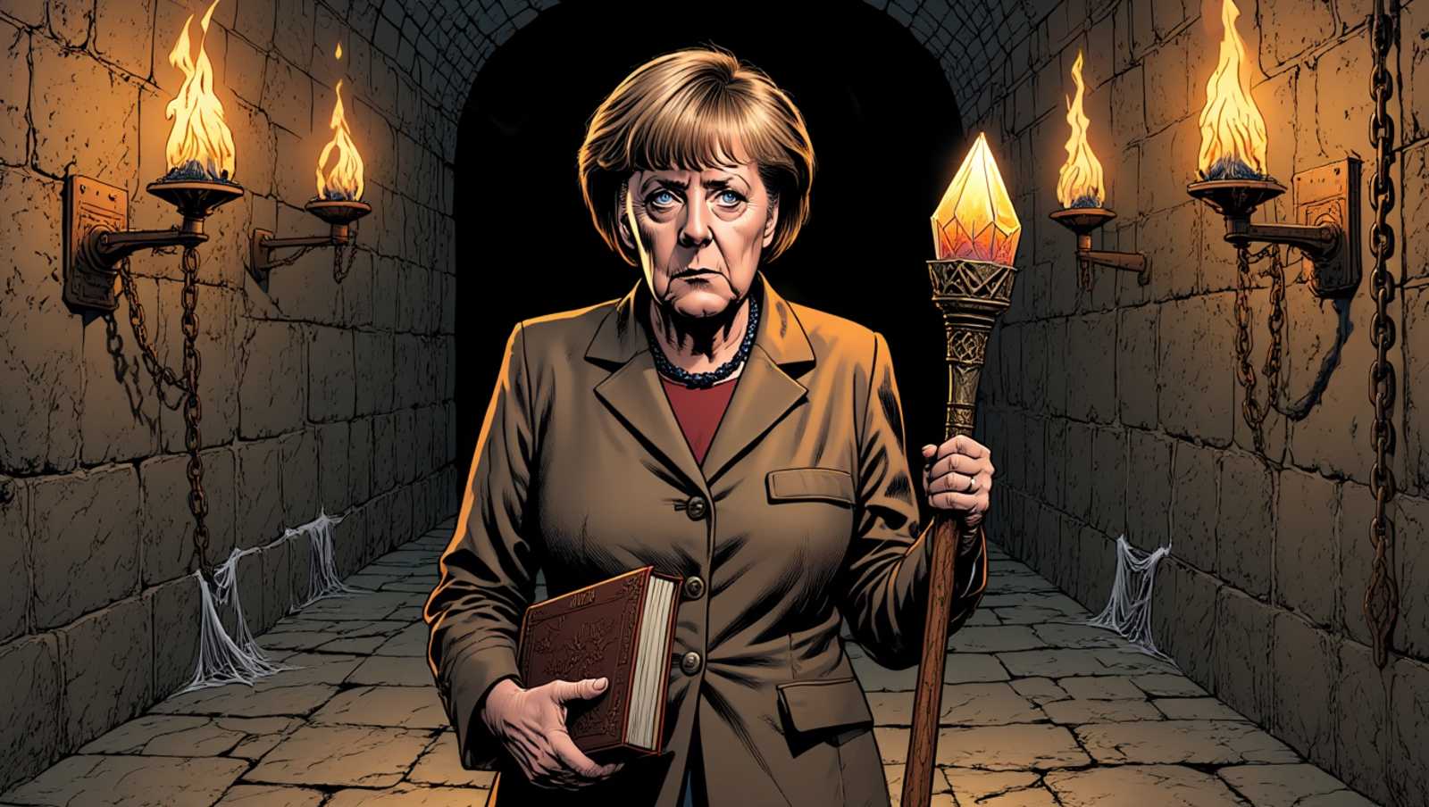 Angela Merkel schrieb uns aus den Zwischenreichen