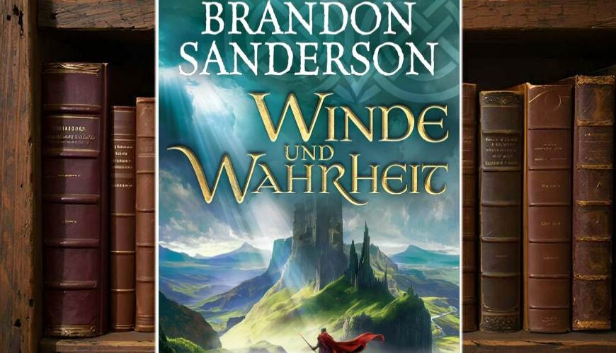 Bild: Das Cover von Winde und Wahrheit, dem Fantasyroman von Brandon Sanderson