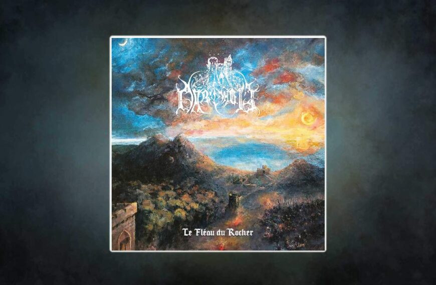 Darkenhöld - Le Fléau Du Rocher das Albumcover des Dlackmetal Albums