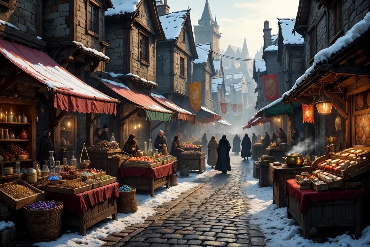 Die Legenden von Serathis: Der legendäre Dymeworth-Markt