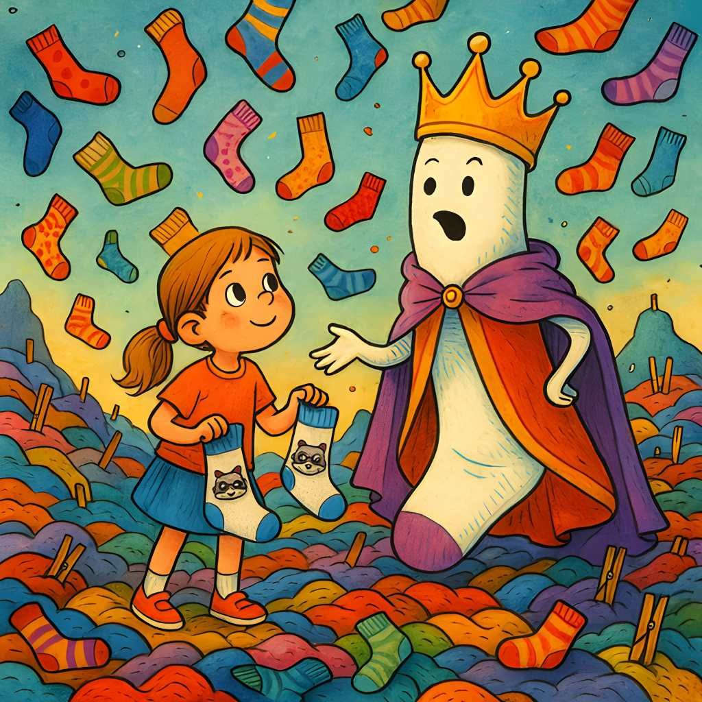 Die verlorene Socke von Felicitas Glimmerweich - Fantasy für Kinder