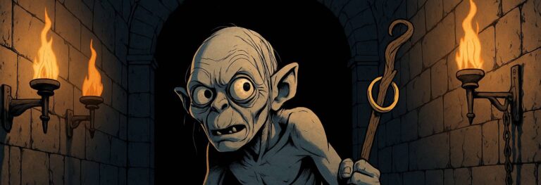 Gollum sendet uns einen Brief aus dem Zwischenreich unter Mordor