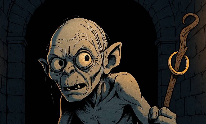 Gollum sendet uns einen Brief aus dem Zwischenreich unter Mordor