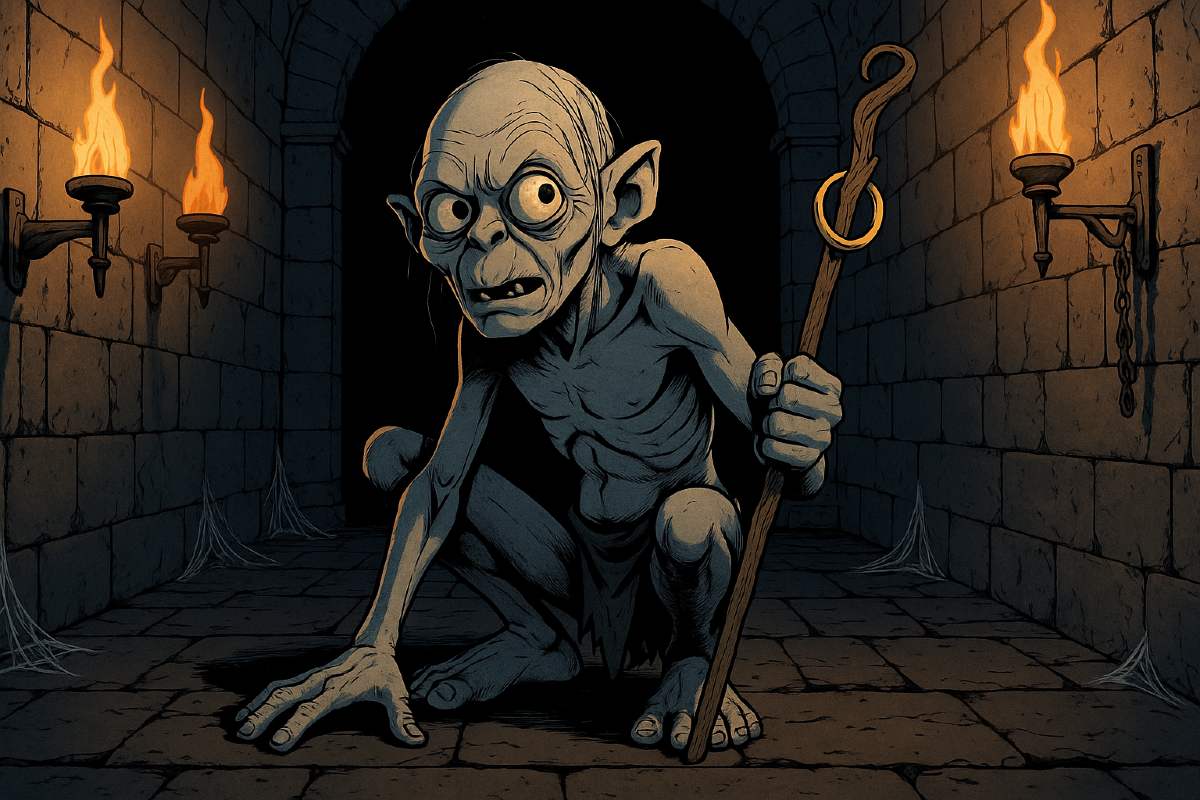 Gollum schrieb uns aus den Zwischenreichen