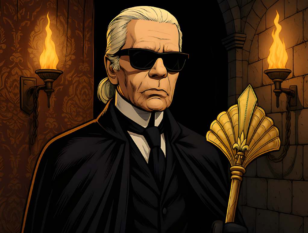 Karl Lagerfeld schrieb uns aus einen bösen Brief den Zwischenreichen