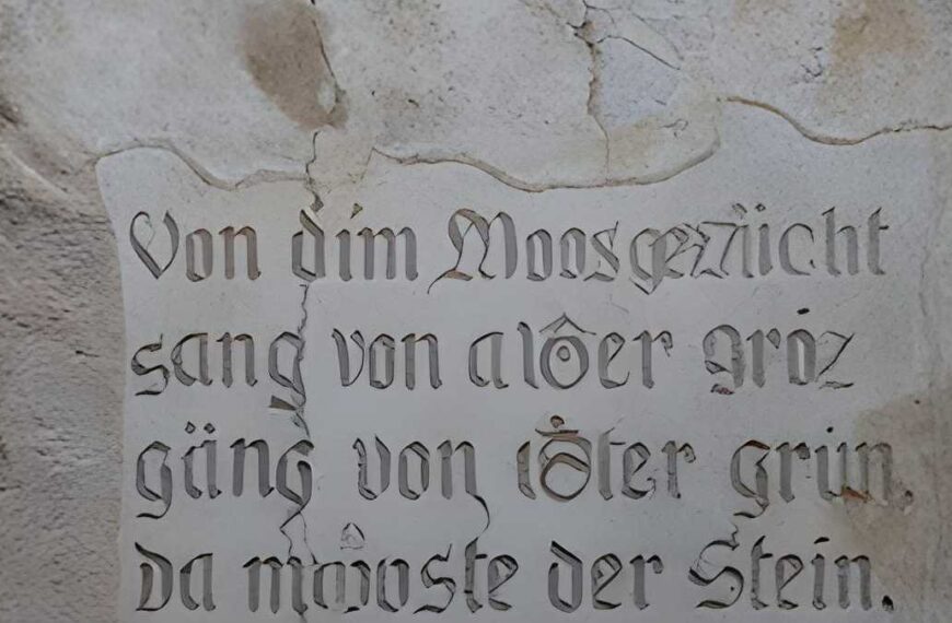 Die Spur der Mooslinge (Folge 1): Ausstellungsstück Inv. Nr. 12-571 – die Tafel von Hückeswagen
