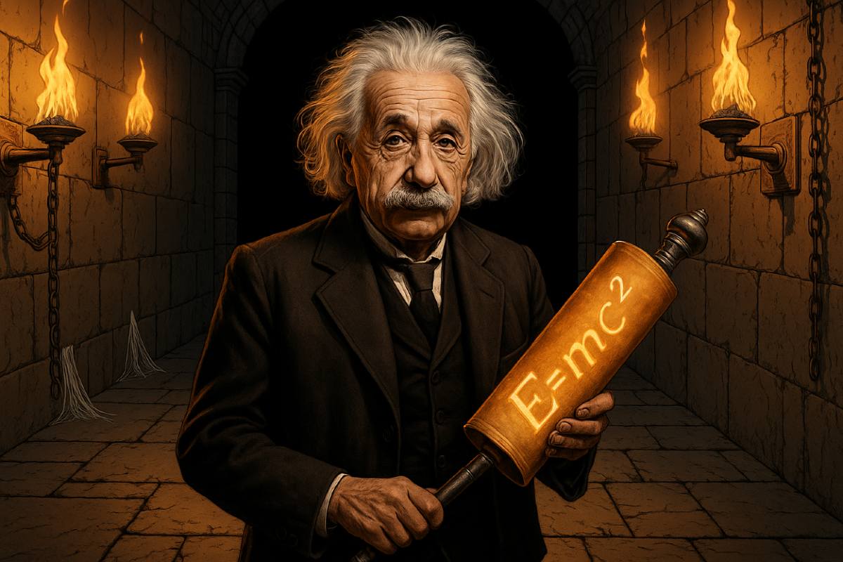 Albert Einstein schrieb uns aus einem seltsamen Zwischenreich mit lauter Paradoxonen.