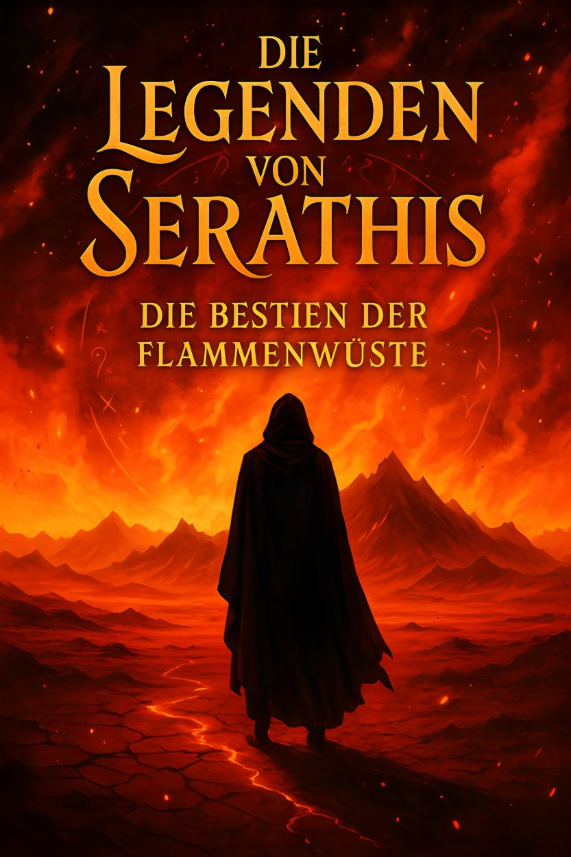 Das Cover des ersten Teils der Legenden von Serathis. Ein Fantasy Roman von Boris von Eisenberg. 