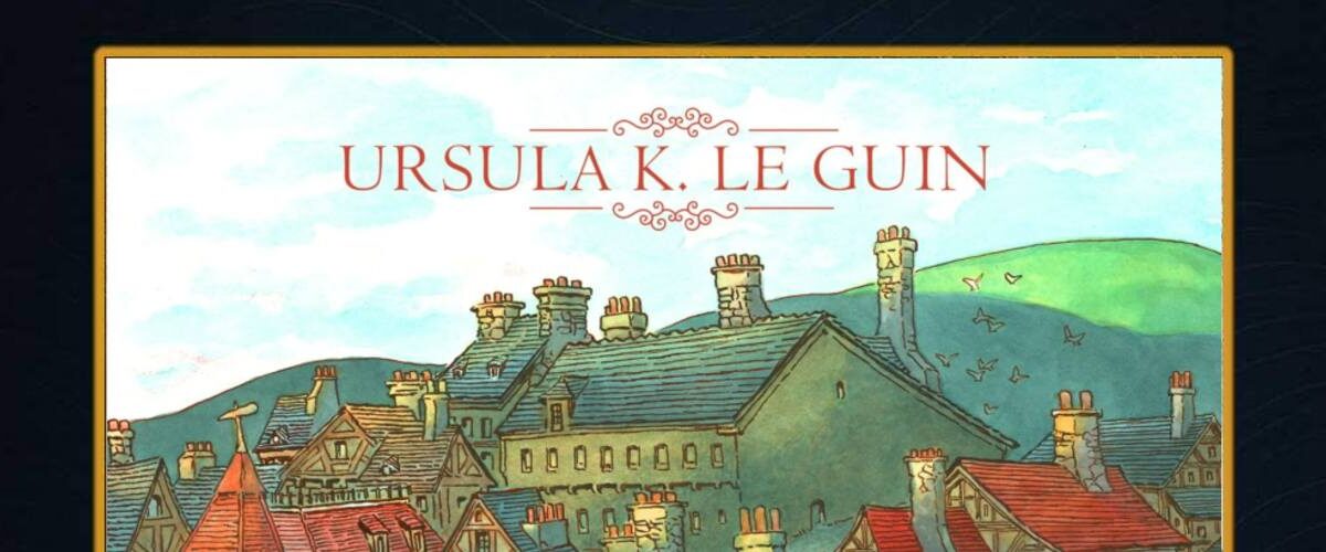 Cover des Hörbuchs „Ein Magier von Erdsee“ von Ursula K. Le Guin – zeigt eine stilisierte Inselwelt mit Meer, Segelboot und mystischer Farbgebung; klassisches Fantasy-Design mit ruhiger, mythischer Ausstrahlung