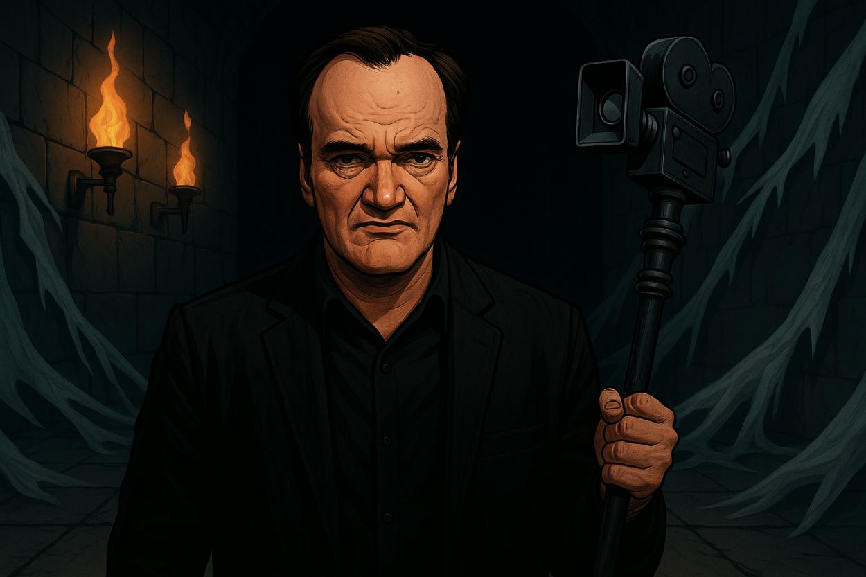 Comic-Portrait von Bernd dem Brot mit kränklichem Blick, dunklem Hintergrund und einem resignierten Hauch von Kruste.