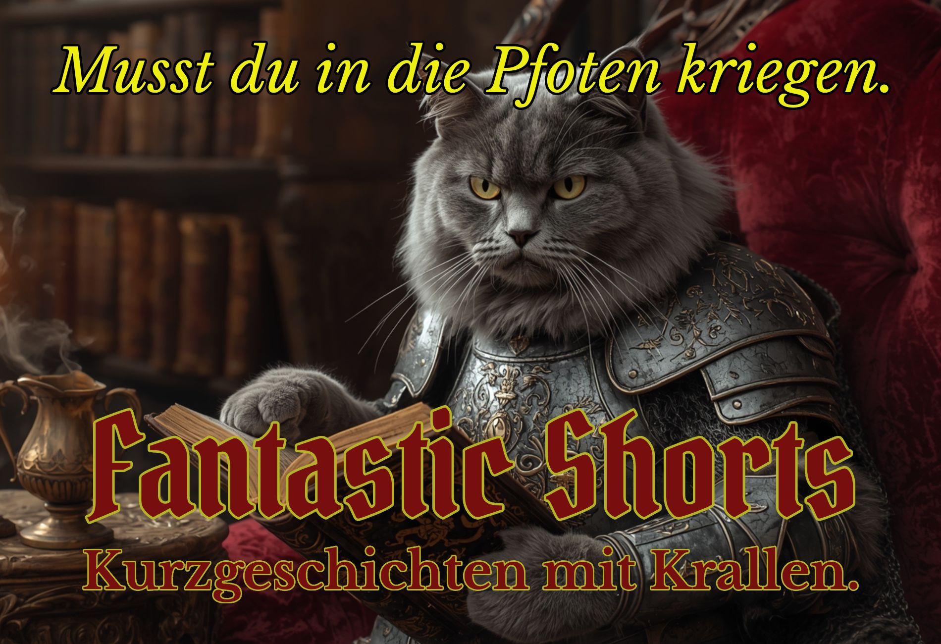 Fantasy-Banner mit leuchtender Sternengöttin und goldenem Button – Aufruf zur Zukunftsdeutung mit Elyras Sternenorakel