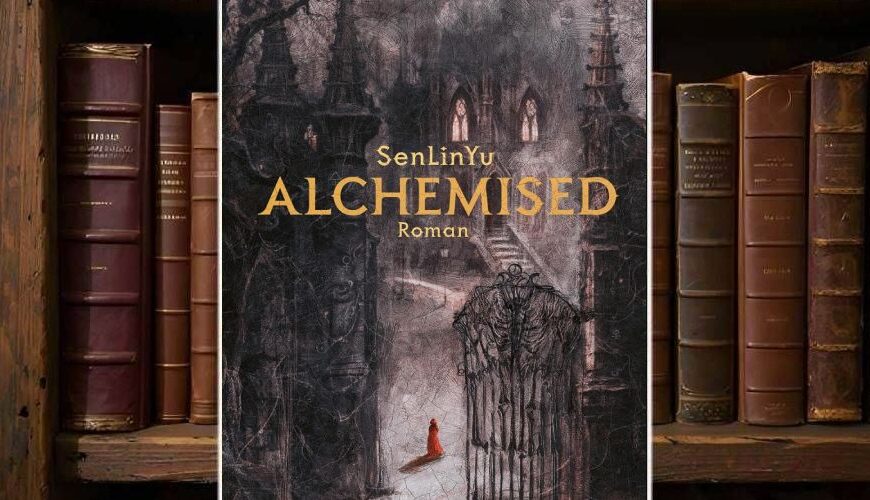 Cover von Alchemised von SenLinYu: dunkles Herrenhaus-Motiv mit goldgeprägtem Titel, luxuriöser Farbschnitt-Ausgabe.