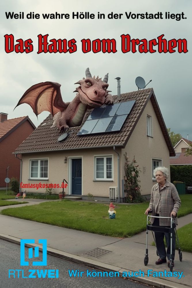 Meme: Ein Zwerg und ein Ork in rot-grünen Weihnachtspullovern stoßen mit heißen Getränken an; Text: „Möge zwischen allen Welten Frieden herrschen“ und „Und kann bitte jemand die Style-Polizei rufen?“, dazu „fantasykosmos.de“.