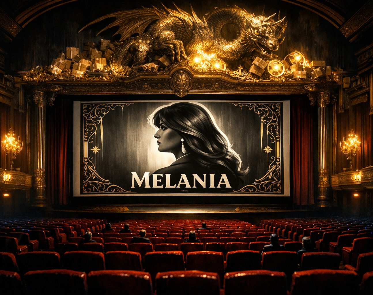 Bei Nacht durchsuchen zwei Polizisten mit Taschenlampen eine schneebedeckte Thuja-Hecke vor einem Wohnhaus, während ein Kind in Winterkleidung verborgen vor der Hecke im Schnee kauert; im Fenster des Hauses sind schemenhafte Monsterarme als Schatten im Kinderzimmer zu sehen..