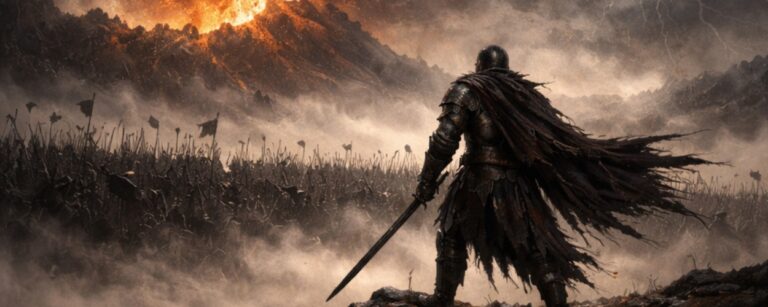 Der Herr der Ringe: Einsamer Krieger blickt hinein in das Krieg überzogene Mordor.