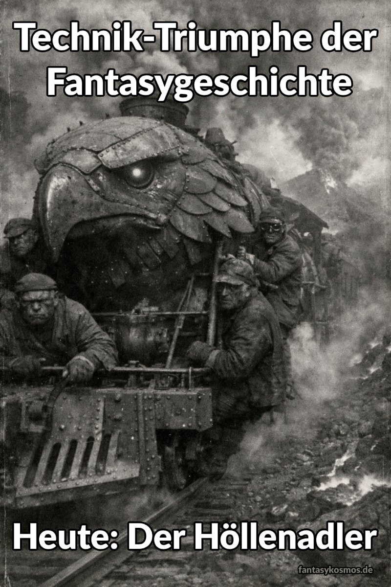 VBosch-inspirierte Fantasy-Parodie einer riesigen Belagerungsszene im verzierten dunkelgrünen Goldrahmen: Eine gewaltige Festung im engen Bergtal wird von grotesken Orks, Warg-Reitern, Leitern, Trommlern und zahllosen kleinen Albtraumfiguren bedrängt. Überall im Bild geschehen bizarre Mini-Szenen zwischen Schlamm, Feuer, Gebeten und Gewalt. Oben steht „Galerie der entgleisten Meisterwerke“, unten die Plakette „Helms Klamm der tausend Bosheiten“, Signatur „fantasykosmos.de“.