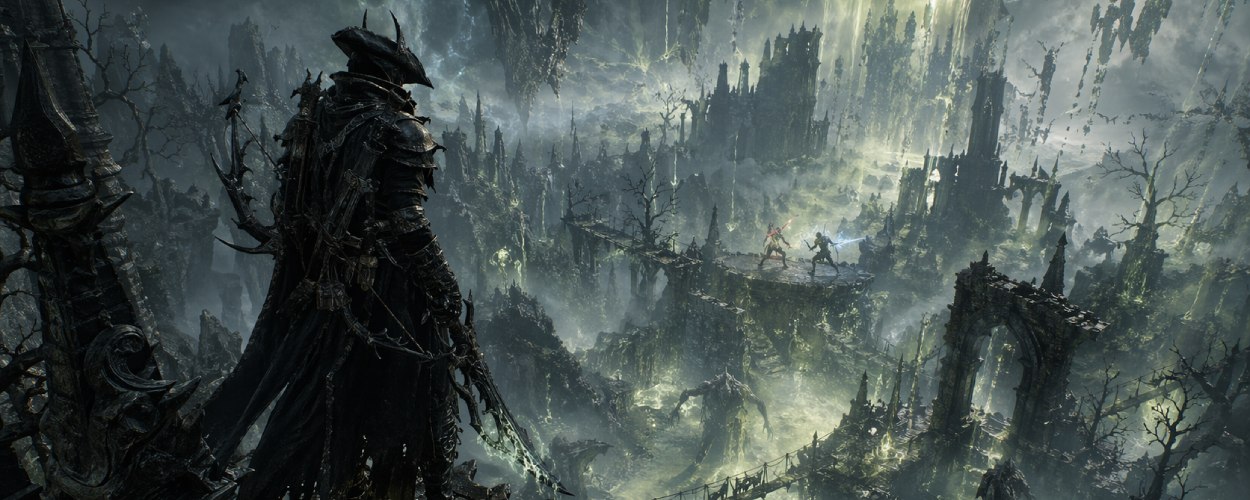 Mistfall Hunter als düsteres Fantasy-Extraction-RPG mit gepanzertem Jäger, verfluchtem Nebel, Ruinen und einem gefährlichen Kampfgebiet in der Höhe.