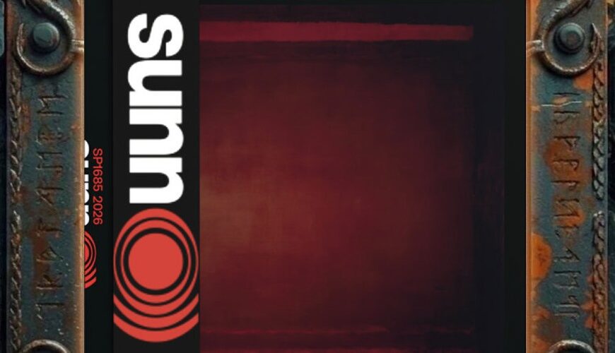 Albumcover von sunn O))) – sunn O))): abstrakte Rothko-Farbflächen in dunklen, glühenden Tönen mit meditativer Tiefenwirkung.