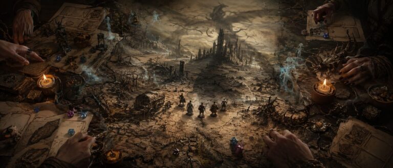Age of Umbra Sallowlands als dunkle Daggerheart-Miniserie mit Ausgestoßenen, rissiger Ödnis und uraltem Horror.