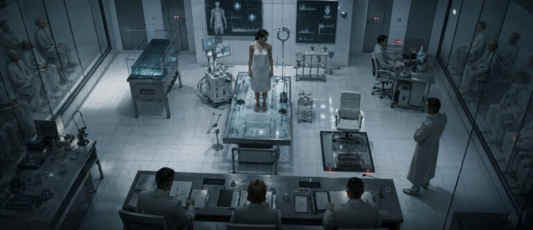Corpus Delicti Trailer mit einer kühlen Zukunftsdystopie über Gesundheit, Überwachung und staatliche Kontrolle.