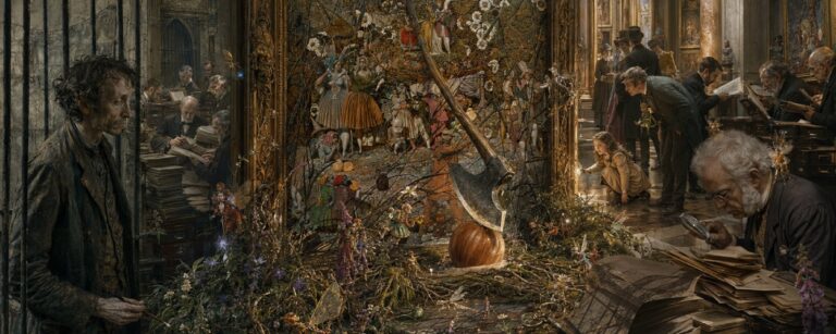 Richard Dadd malte neun Jahre an einem Axtschlag. Wie der viktorianische Fantasymaler hinter Psychiatrie, Verbrechen und Feenreich verschwand.