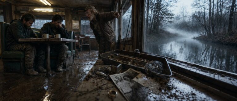The Fisherman Film von David Lowery nach John Langans Horror-Roman mit zwei Anglern an einem unheimlichen Bach.