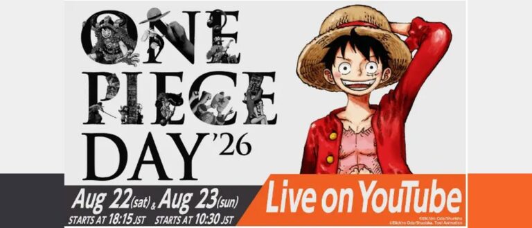 Der One Piece Day ’26 läuft weltweit kostenlos auf YouTube. Dabei warten Charakterranking, Elbaf-Panel und drei News-Blöcke.
