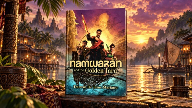 Offizielles Cover von Namwaran and the Golden Tara, dem historischen Fantasyroman von Darwin De Jesus Mariano.